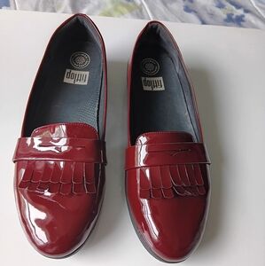 Fitflop Women's Fringey Sneakerloafer Shoe Size 10